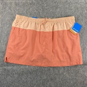 Columbia Sandy River Skort Women's XL Peach Pink Lined‎ Outdoors Hike NWT